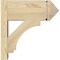 Ekena Millwork Imperial Rough Sawn Arts and Crafts Outlooker, Douglas Fir, 8"W x 18"D x 18"H OUT08X18X18IMP03RDF - alternate 3